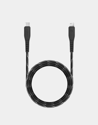 ENERGEA NyloFlex Cable USB-C to lightning 1.5M - BLACK