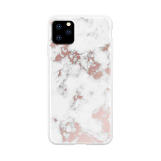 HABITU White Marble Case for iPhone 11 Pro - ROSE GOLD