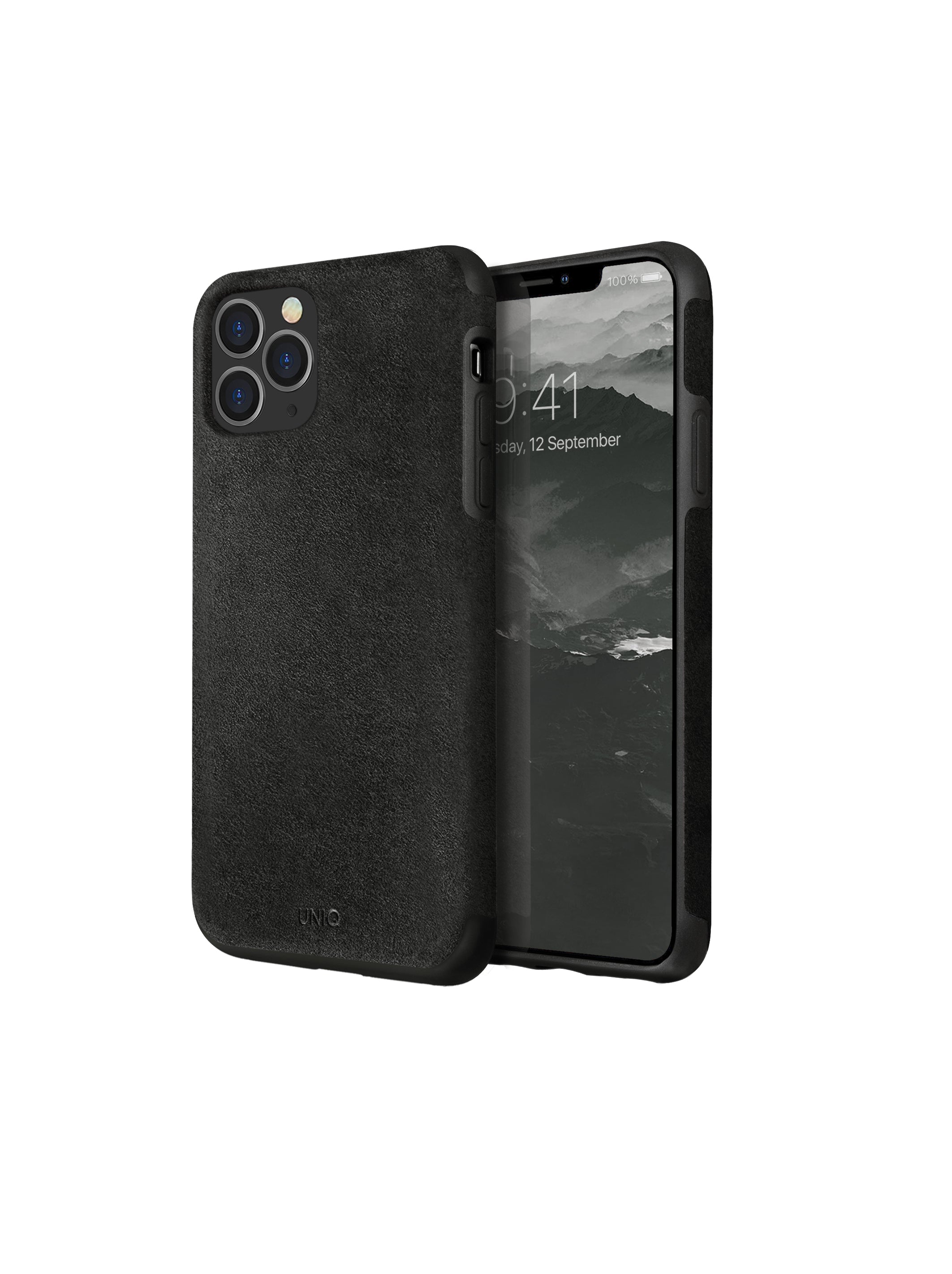 UNIQ Hybrid iPhone 2019 (11 / 11 Pro / 11 Promax) Sueve - CHARCOAL (BLACK)