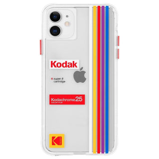 CASE-MATE Kodak Case for iPhone ( 2019 ) - Striped Kodachrome Super 8