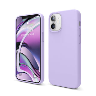 Mons Liquid Silicone Case For IPhone 12 Mini - Lavender