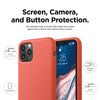 Mons Liquid Silicone Case For IPhone 2019 (11 Pro / 11 Promax) - Nectarine Orange